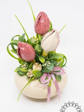 Medium Centerpiece with Tulips